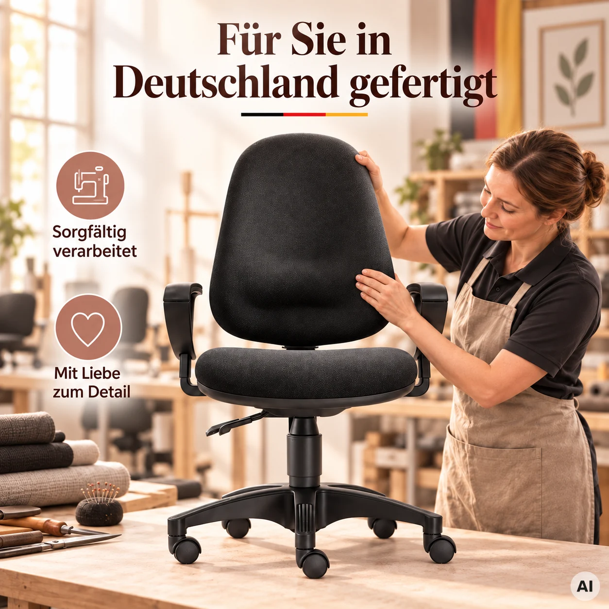 Lady Vital - Home Office Frauen-Bürostuhl
